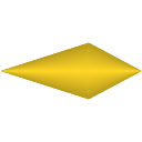 The DRIFTER: a narrow kite with a long tail and a bright spine.