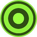 The SPITTER: a ringed eye with a hot pupil, which lines up on you before it fires.